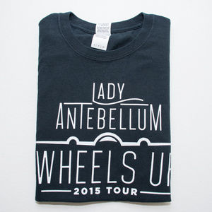Lady Antebellum Wheels Up 2015 Tour Band T-Shirt
